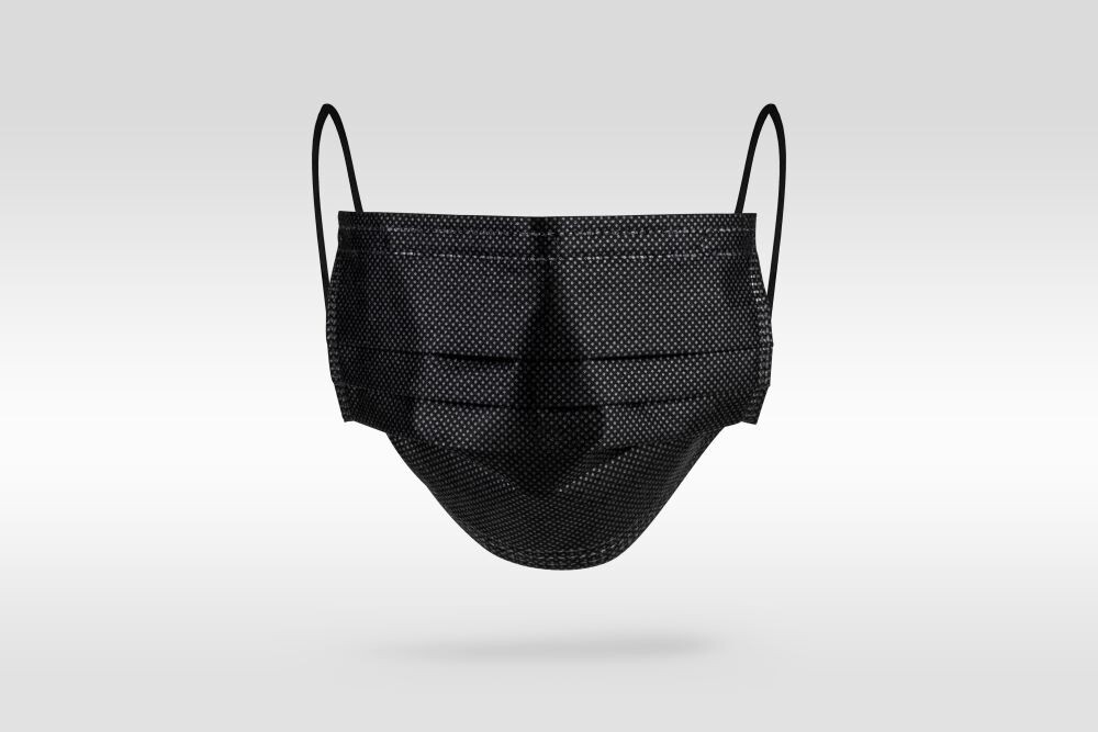 Siyah Cerrahi Maske (50 Adet) - Tarz ve Koruma Bir Arada!