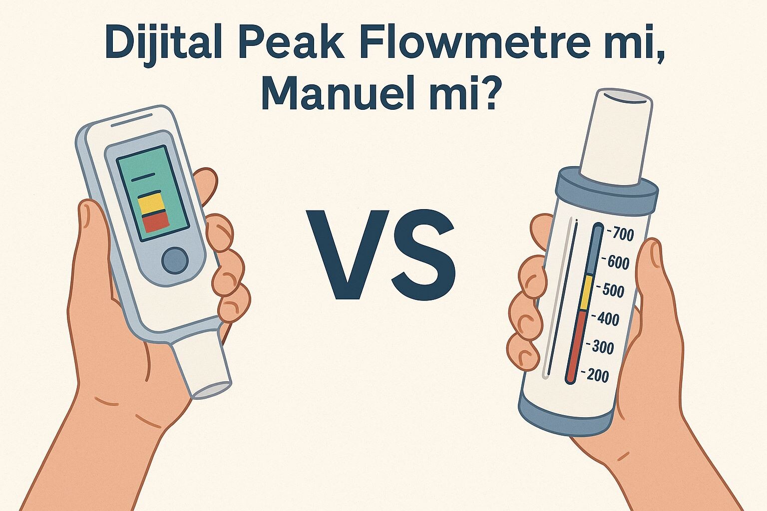Dijital Peak Flowmetre mi, Manuel mi? Hangisini Tercih Etmeli? 