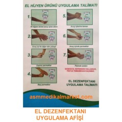 EL DEZENFEKTANI AFİŞİ A4 - 1