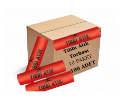 Toptan Tıbbi Atık Torbası 72x95 10 Rulo - 1