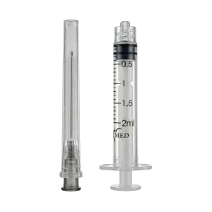 2 ml Dental Enjektör LuerLock 27G 3P 0,40 x 50 mm. 100 Adet