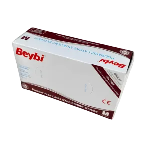 Beybi Lateks Pudrasız Muayene Eldiveni