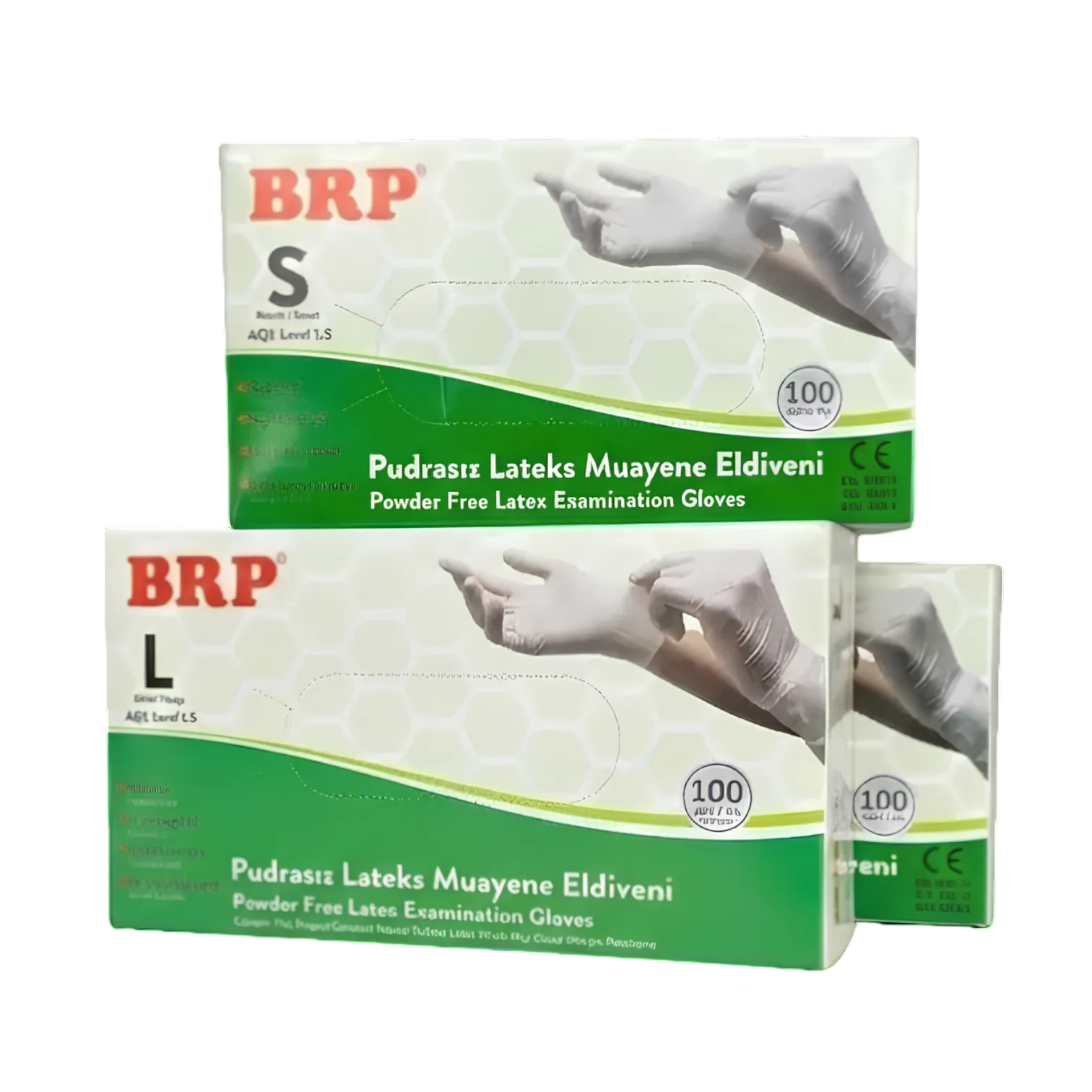 BRP Lateks Pudrasız Eldiven 100'lük