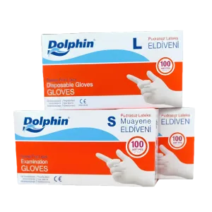 Dolphin Lateks Pudrasız Eldiven