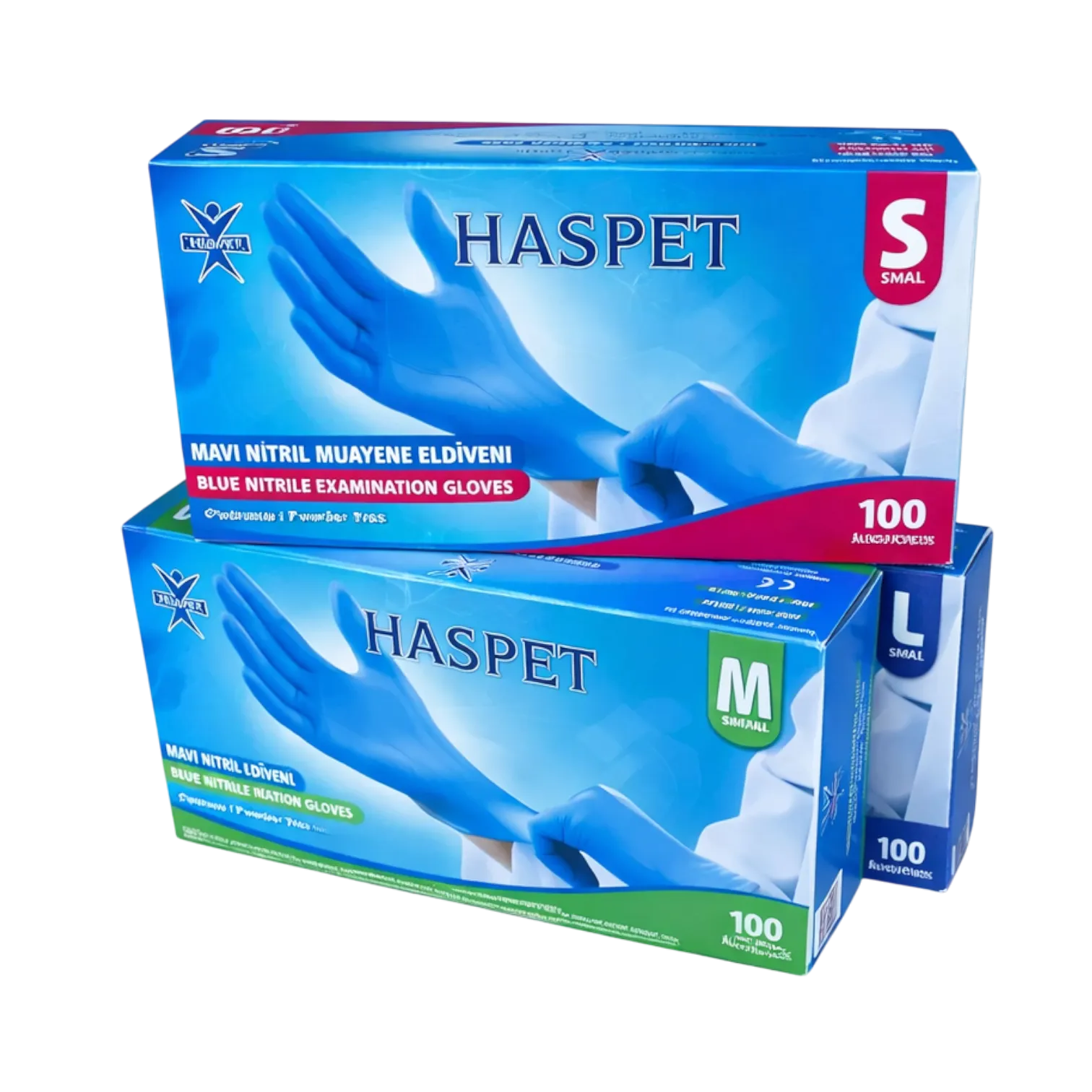 Haspet Nitril Pudrasız Eldiven