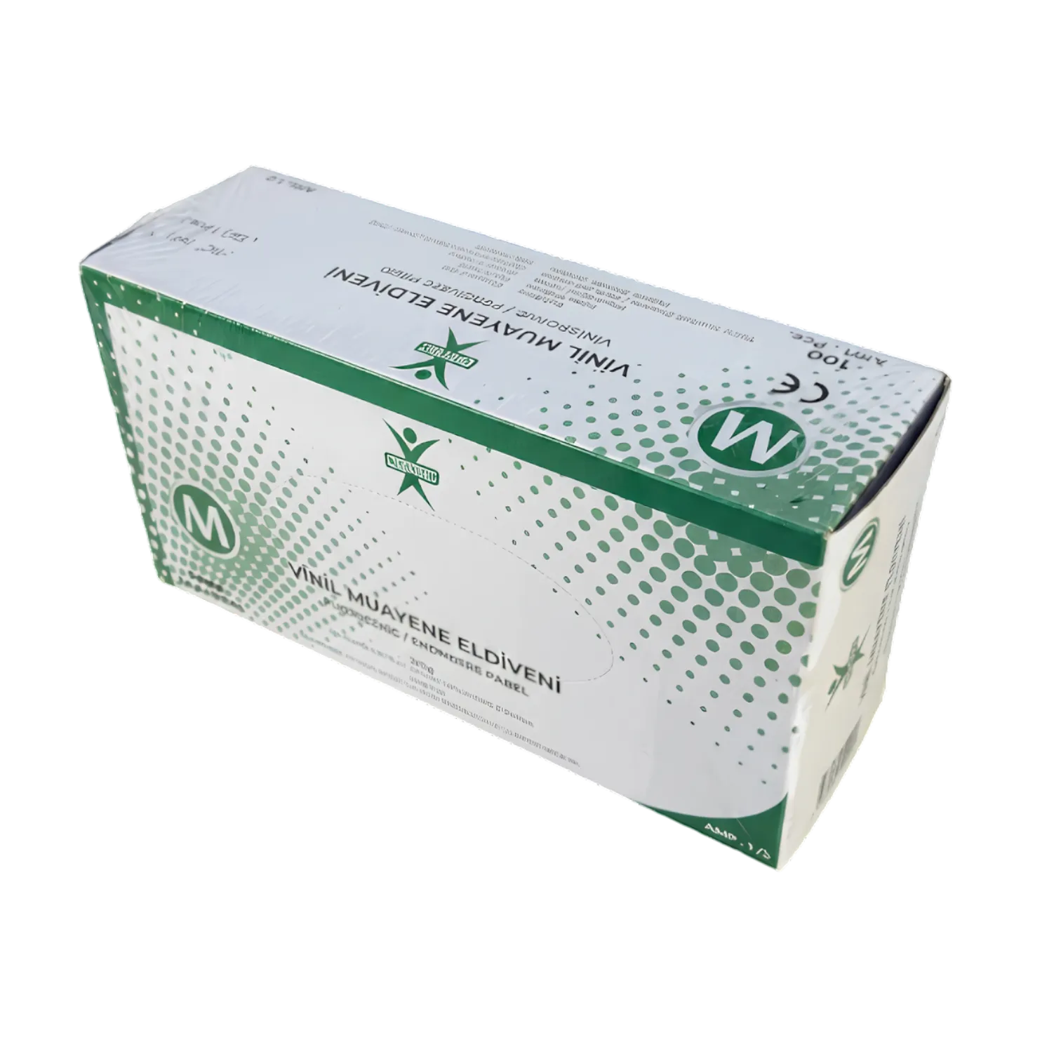 Haspet Vinil Pudrasız Eldiven