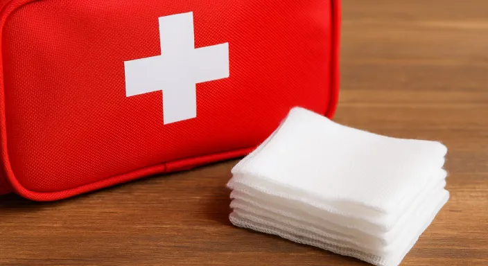 İlk Yardım Çantası İçin Spanç ve Gazlı Bez Seti Satın Al