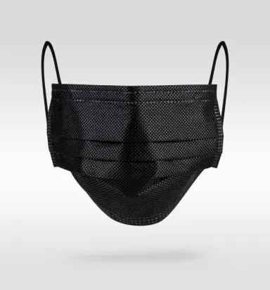 Siyah Cerrahi Maske (50 Adet) - Tarz ve Koruma Bir Arada!