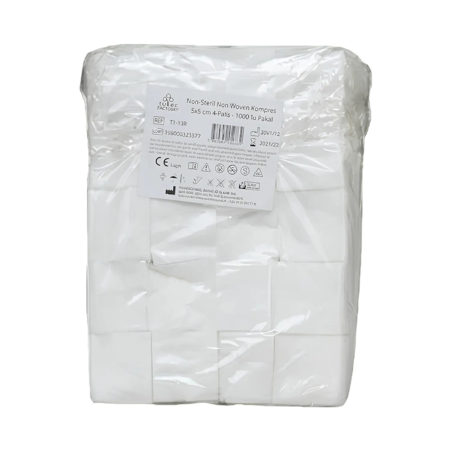 Spanç 5x5 1000'lik 4 Kat Yüksek Emici Kompres