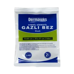 Steril Gazlı Bez 30x80 cm (2 Parça)