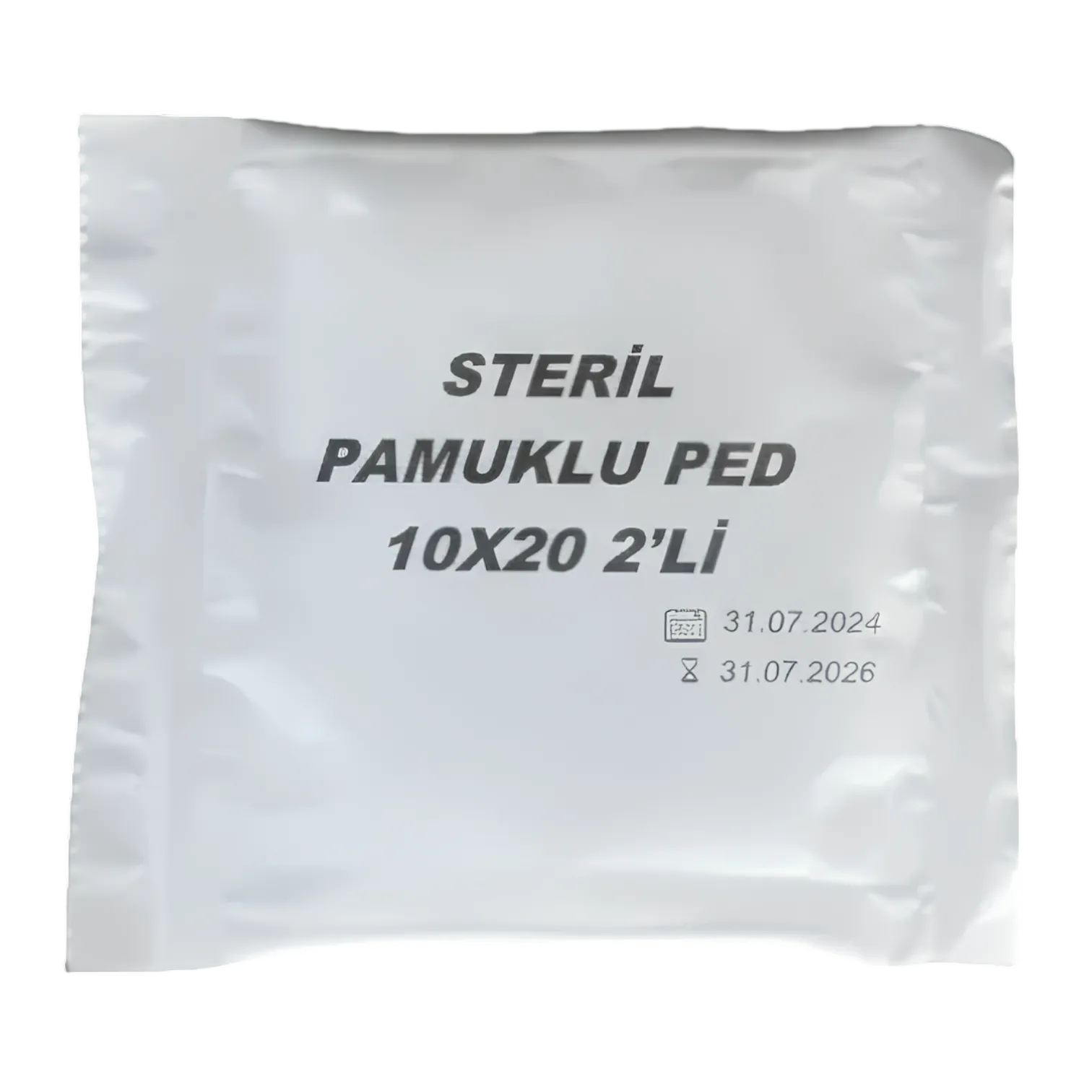 Tules Steril Pamuklu Ped 10x20 2'li Paket