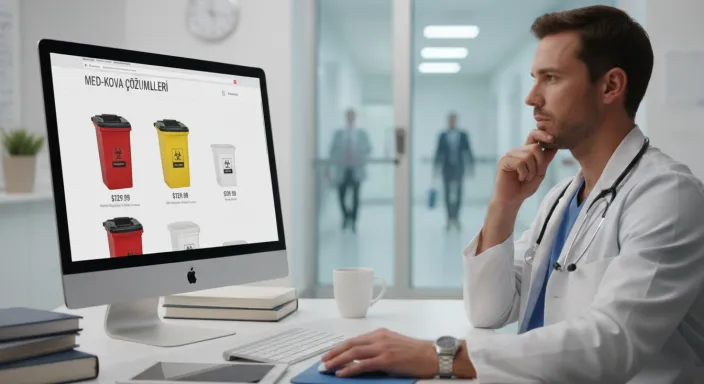 Tıbbi Atık Kovası Fiyatları 2026: Pedallı, Plastik, Metal Modeller