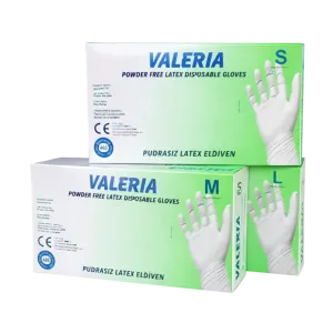 Valeria Lateks Pudrasız Eldiven 100'lük