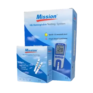 Acon Mission Hemoglobin Ölçüm Seti (1 Adet Cihaz + 1 Kutu Strip)