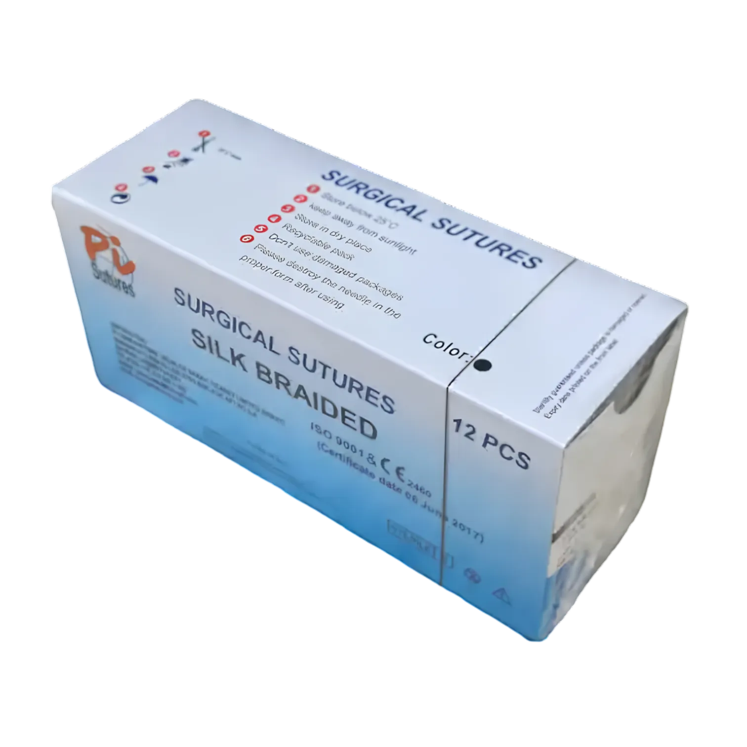 Atravmatik Cerrahi İpek İplik 12'li 1 Kutu