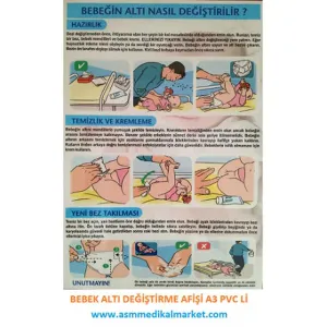 Bebek Altı Değiştirme Afişi A3