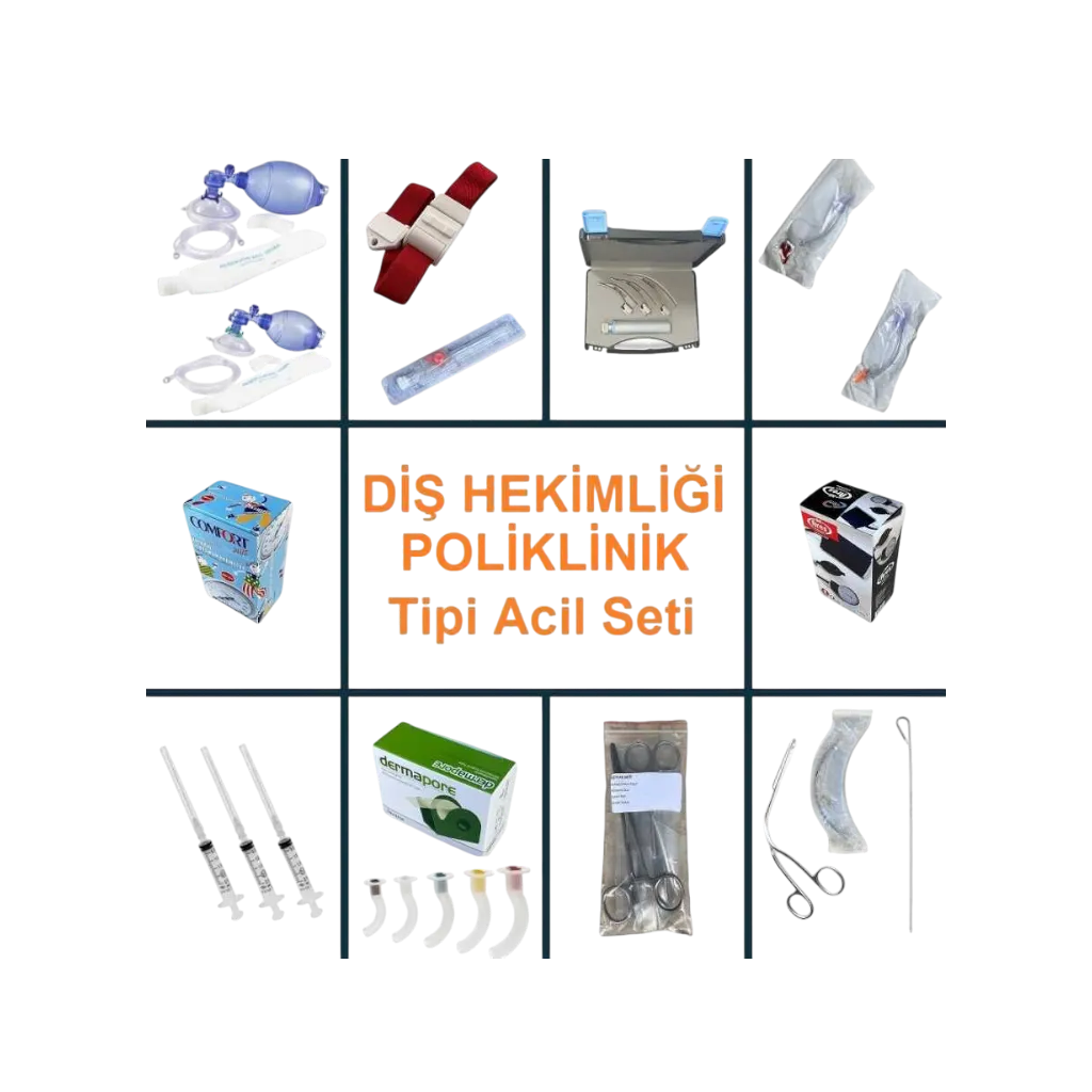 Diş Hekimi Acil Seti Büyük ADSM Seti
