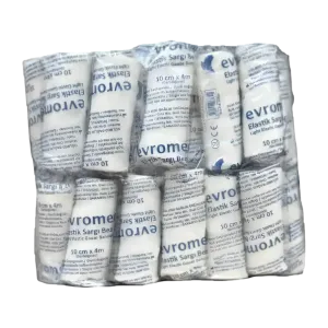 Elastik Sargı Bezi 10 cm 4 mt Evromed 50'lik