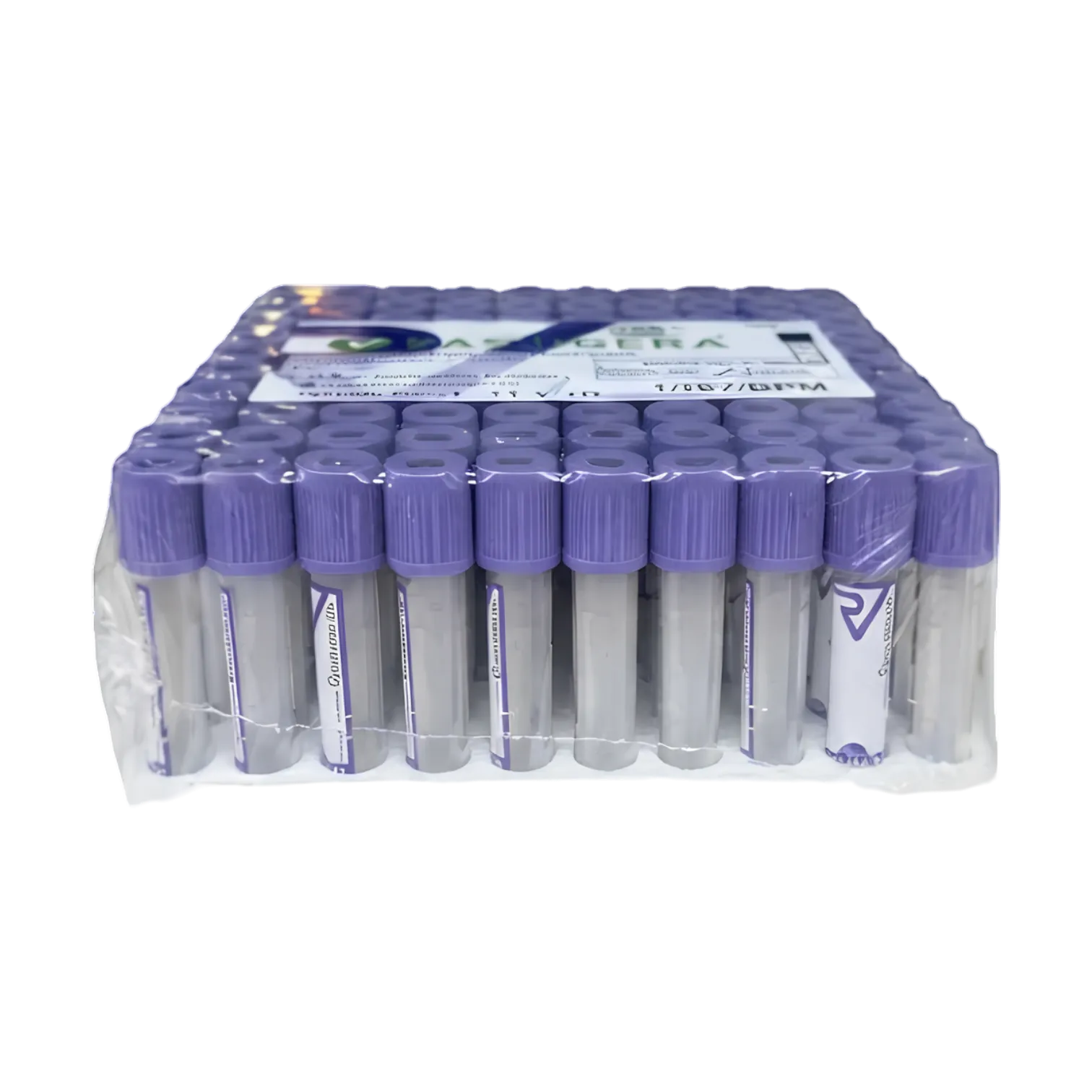 Kan Alma Tüpü K2 Edtalı Mor Vacusera 100'lü 2 ml