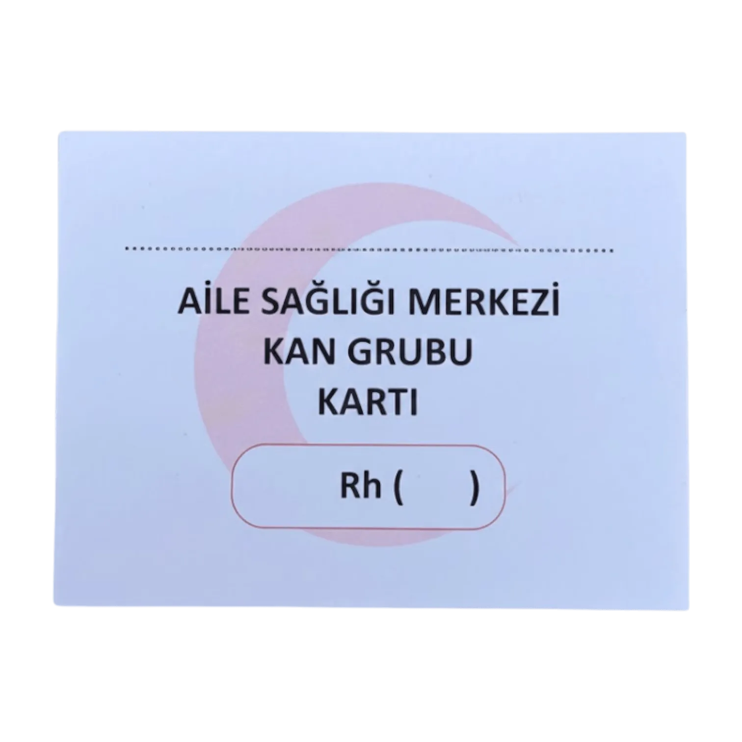 Kan Grubu Kartı 100'lük