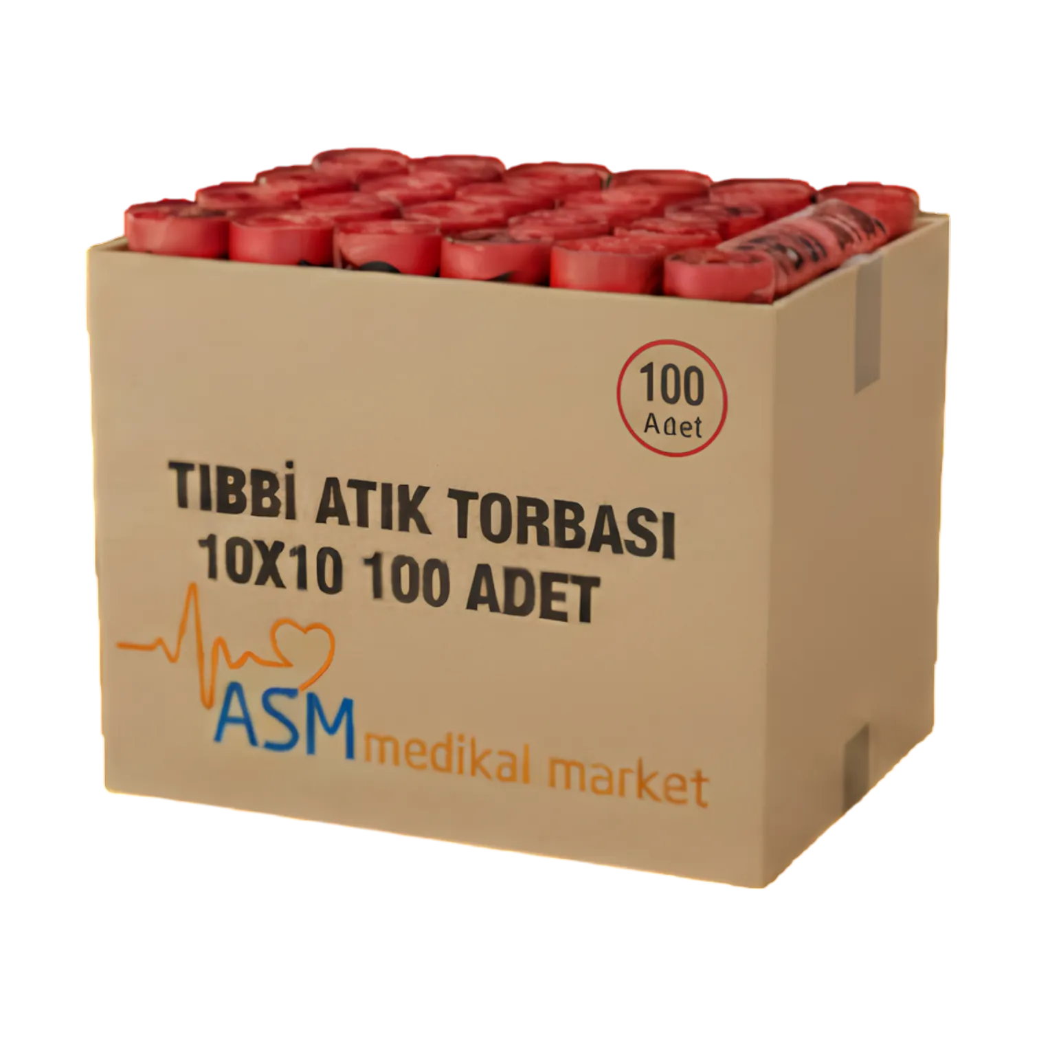Toptan Tıbbi Atık Torbası 55x65 10 Rulo