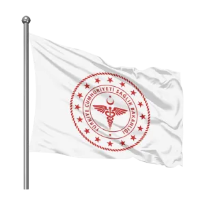 Yeni Logolu Kızılay - Sağlık Bakanlığı Bayrağı