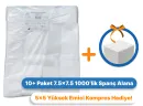 Spanç 1000'lik 7,5 x 7,5 4 Kat Non-Steril Tules